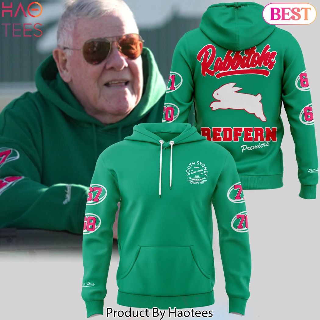 South Sydney Rabbitohs Bob McCarthy x Jye Gray NRL Hoodie South Sydney Rabbitohs Bob McCarthy x Jye Gray NRL Hoodie
