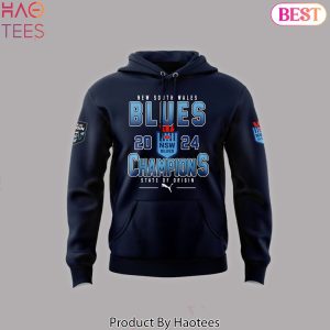 State Of Origin New South Wales Blues Champions 2024 3D T-Shirt Hoodie