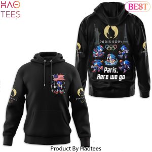Team USA Olympic Paris Here We Go Hoodie