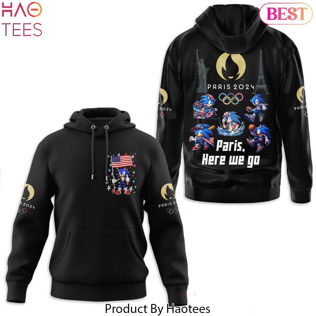 Team USA Olympic Paris Here We Go Hoodie