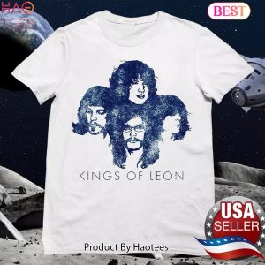 Vintage Kings Of Leon Silhouette Album Cotton White T-shirt