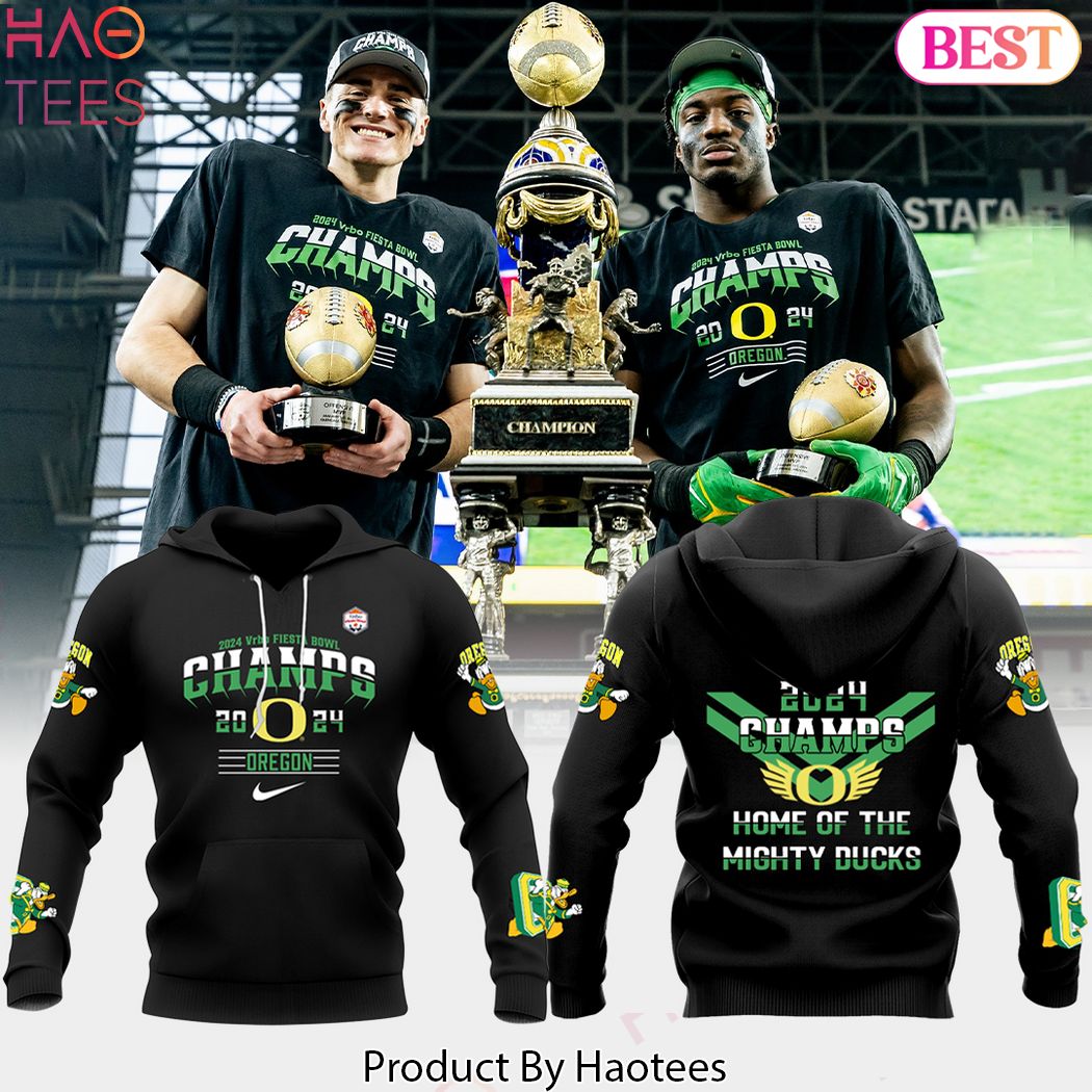 Vrbo Fiesta Bowl Champions Oregon Ducks Football 2024 Hoodie
