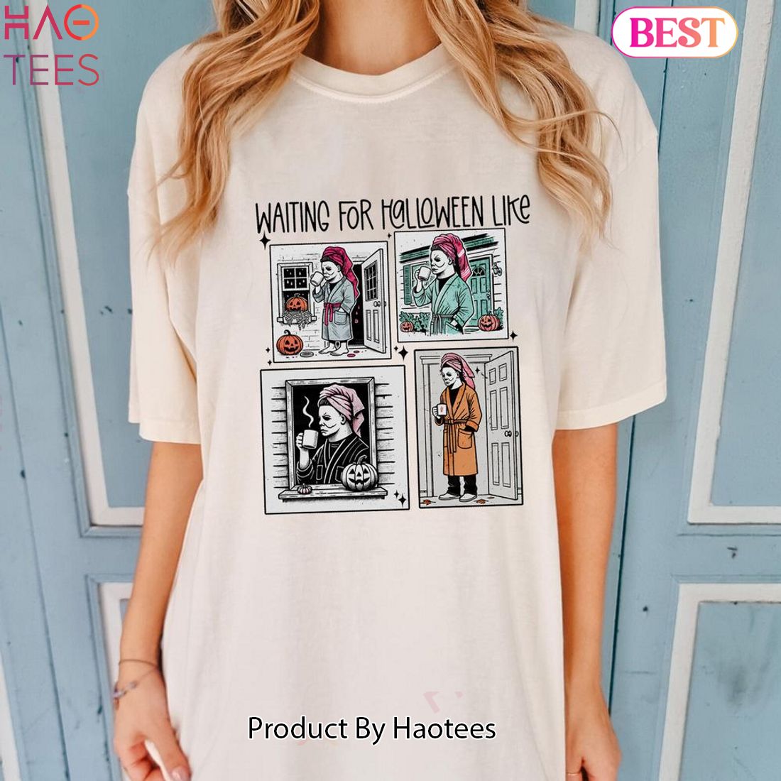 Waiting For Halloween Like T-Shirt Sweatshirt Hoodie Unisex Waiting For Halloween Like T-Shirt Sweatshirt Hoodie Unisex