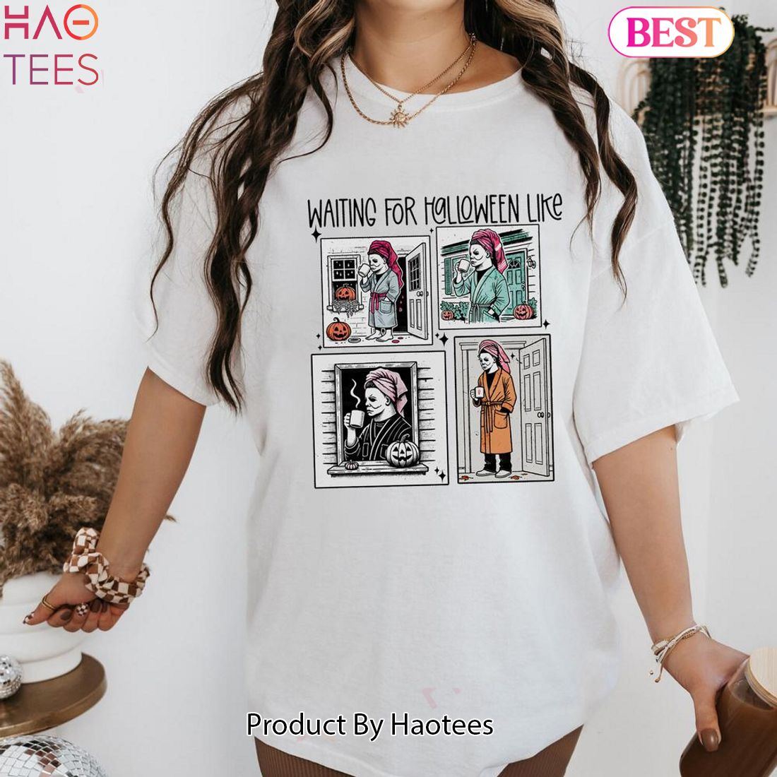 Waiting For Halloween Like T-Shirt Sweatshirt Hoodie Unisex Waiting For Halloween Like T-Shirt Sweatshirt Hoodie Unisex