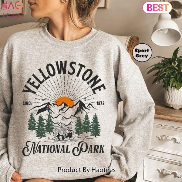 Yellowstone Sweatshirt, Yellowstone National Park Hoodie, Traveler Family Outfit, Hiking Clothings, Family Road Trip Hoodie, Camping Gifts Men Women Unisex