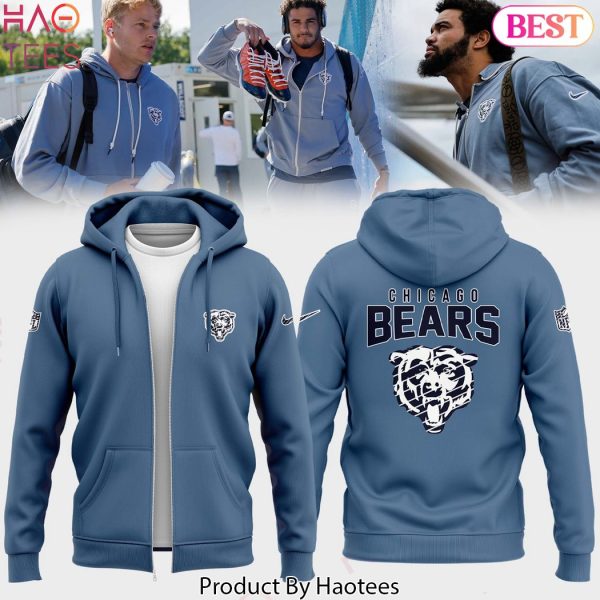 2024 Chicago Bears Design Zip Hoodie