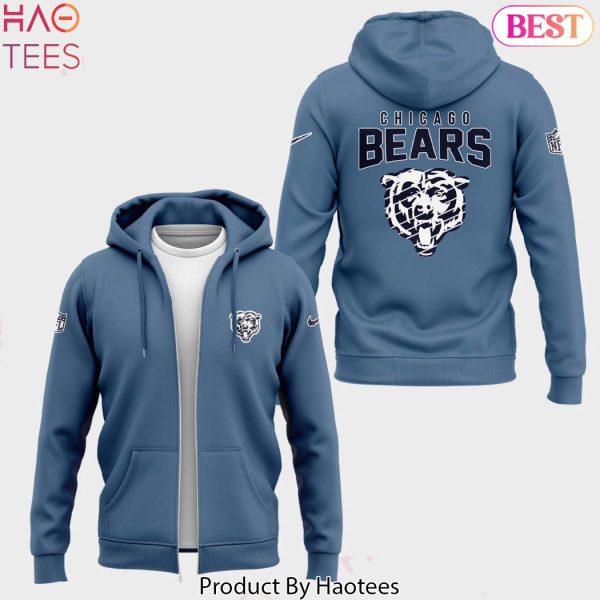 2024 Chicago Bears Design Zip Hoodie