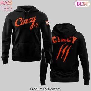 2024 Cincy Cincinnati Bengals Design Black Hoodie