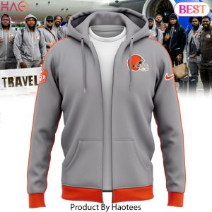2024 Cleveland Browns Logo Design Zip Hoodie
