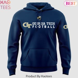 2024 Georgia Tech Football Logo Special Design BlueHoodie