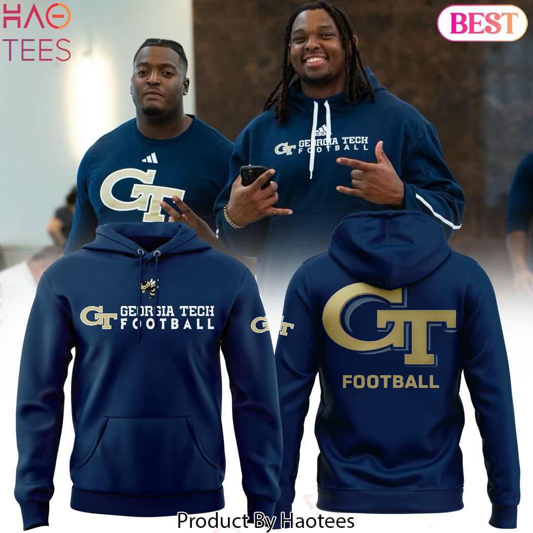 2024 Georgia Tech Yellow Jackets Football Design Hoodie 2024 Georgia Tech Yellow Jackets Football Design Hoodie