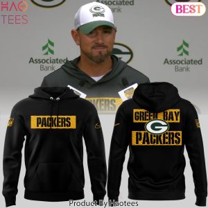 2024 Green Bay Packers Design Black Hoodie