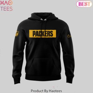 2024 Green Bay Packers Design Black Hoodie