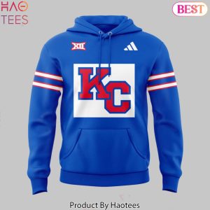 2024 Kansas Jayhawks Football Design Hoodie – Blue