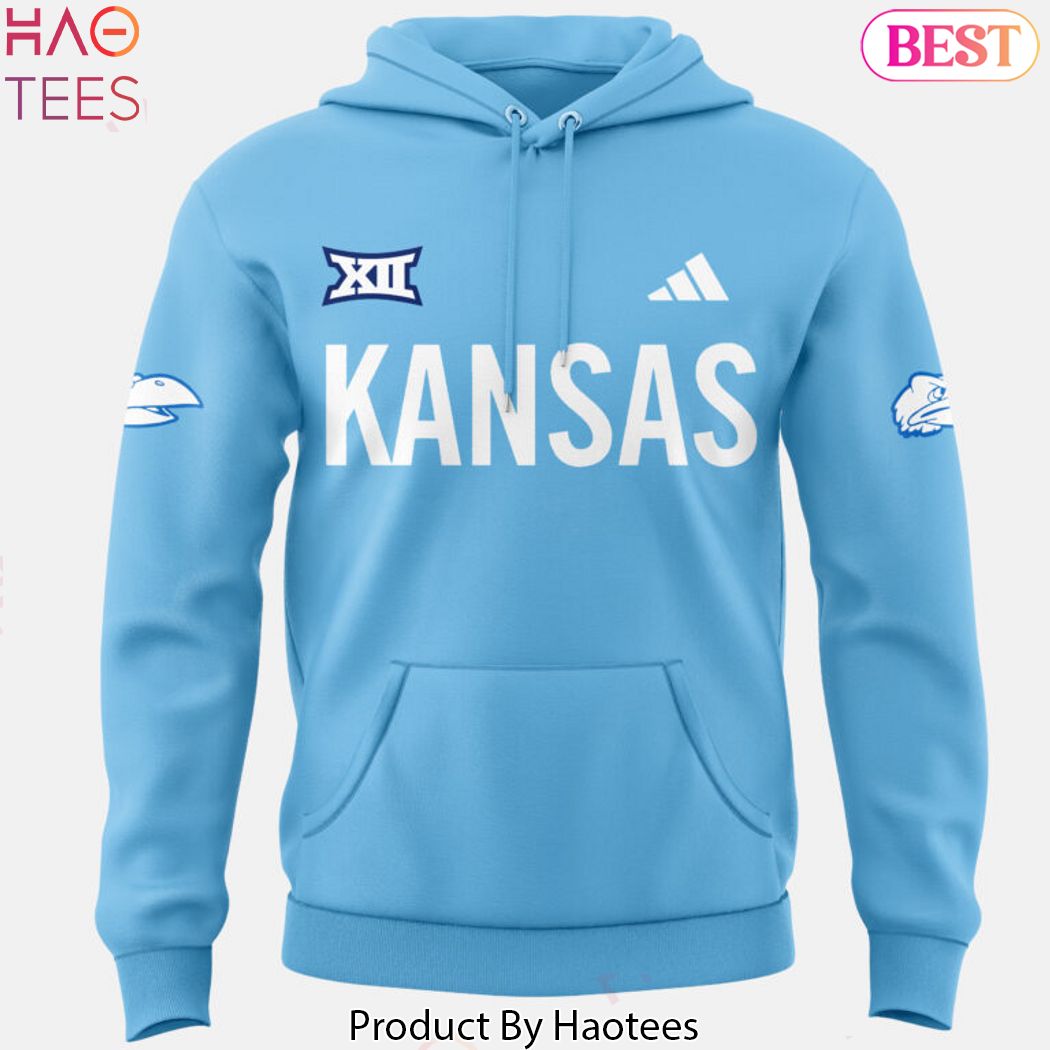 2024 Kansas Jayhawks Win Design Blue Hoodie 2024 Kansas Jayhawks Win Design Blue Hoodie