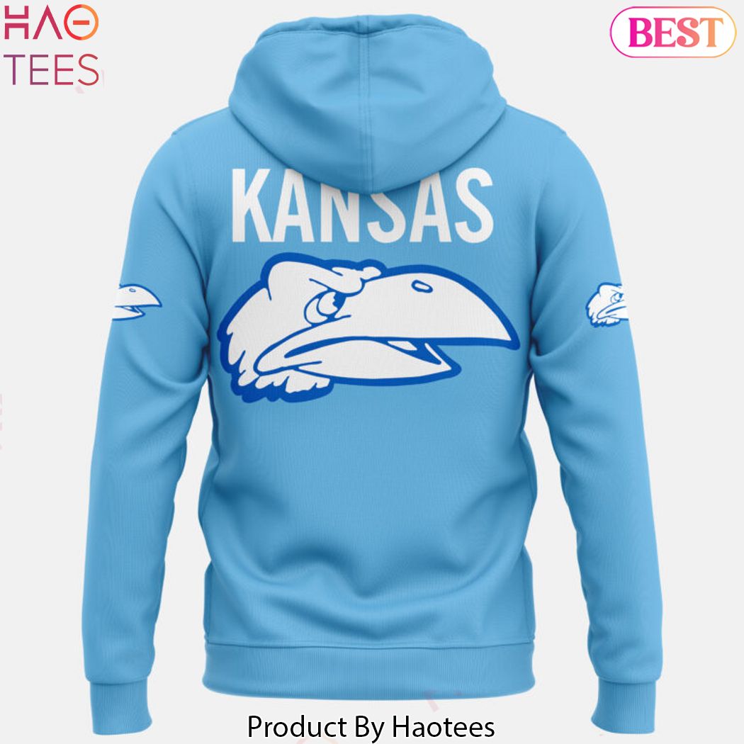 2024 Kansas Jayhawks Win Design Blue Hoodie 2024 Kansas Jayhawks Win Design Blue Hoodie