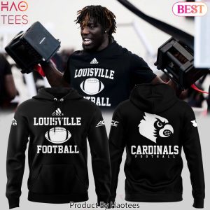 2024 Louisville Cardinals Football Hoodie – Black