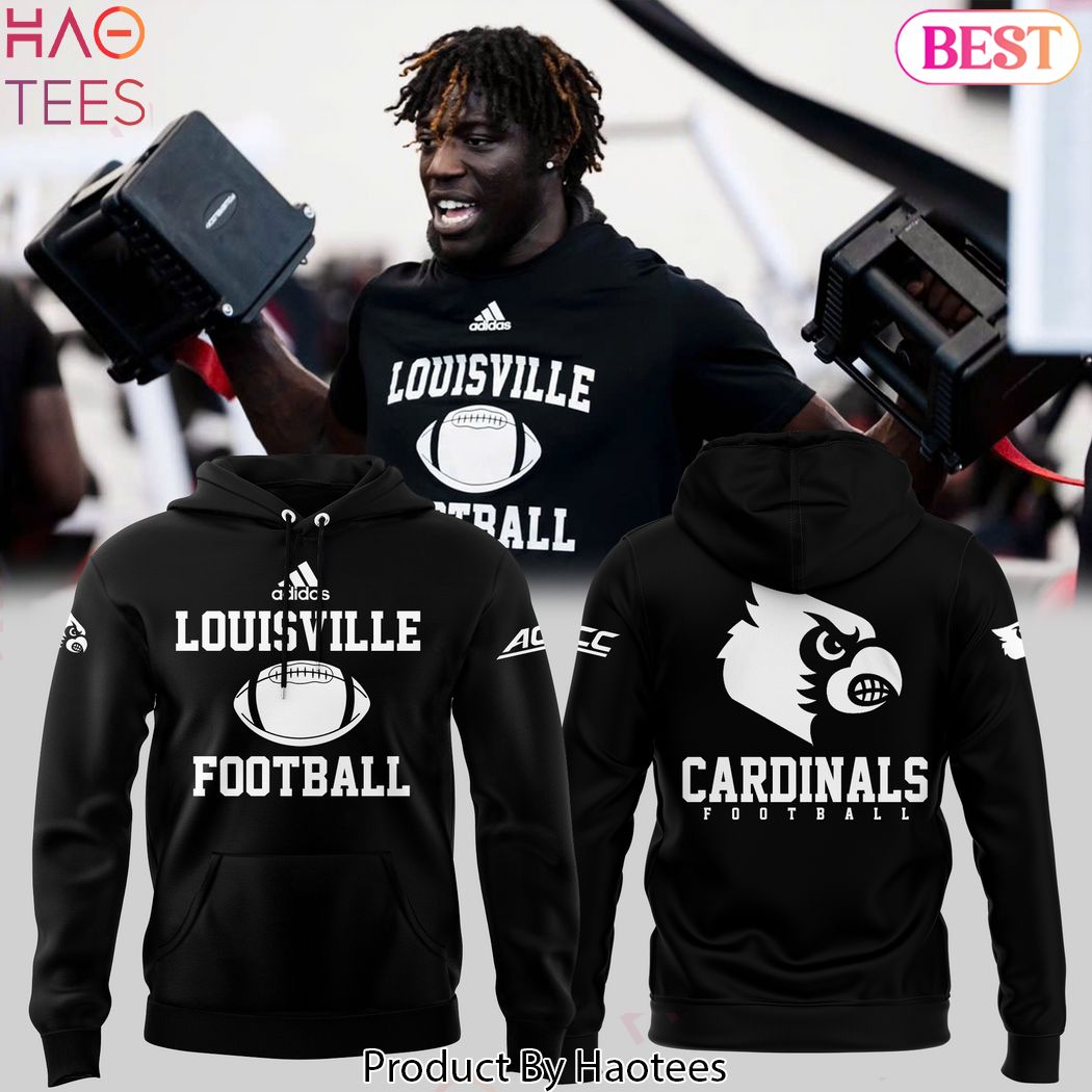 2024 Louisville Cardinals Football Hoodie - Black 2024 Louisville Cardinals Football Hoodie - Black