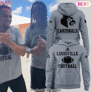 2024 Louisville Cardinals Football Hoodie – Grey