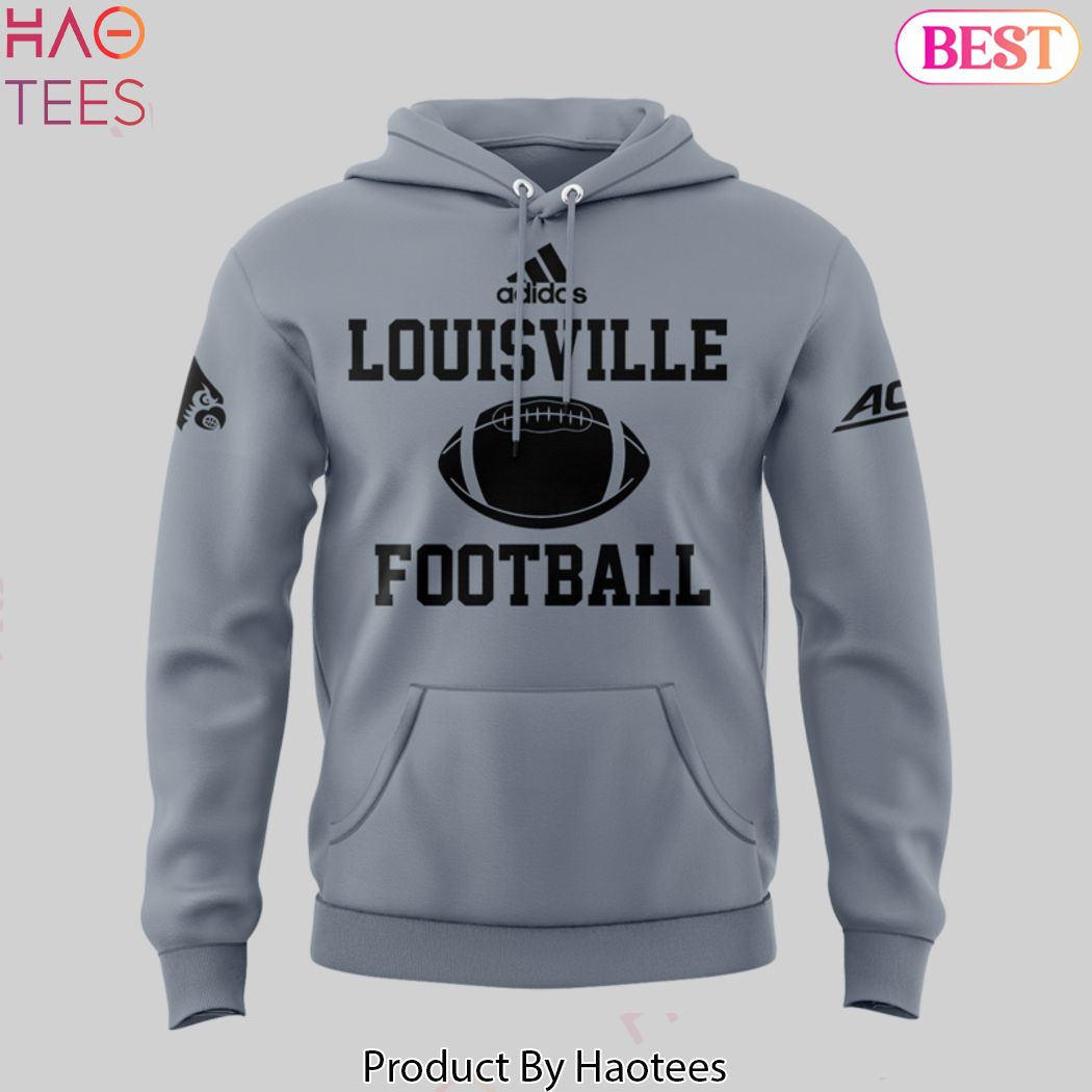 2024 Louisville Cardinals Football Hoodie - Grey 2024 Louisville Cardinals Football Hoodie - Grey