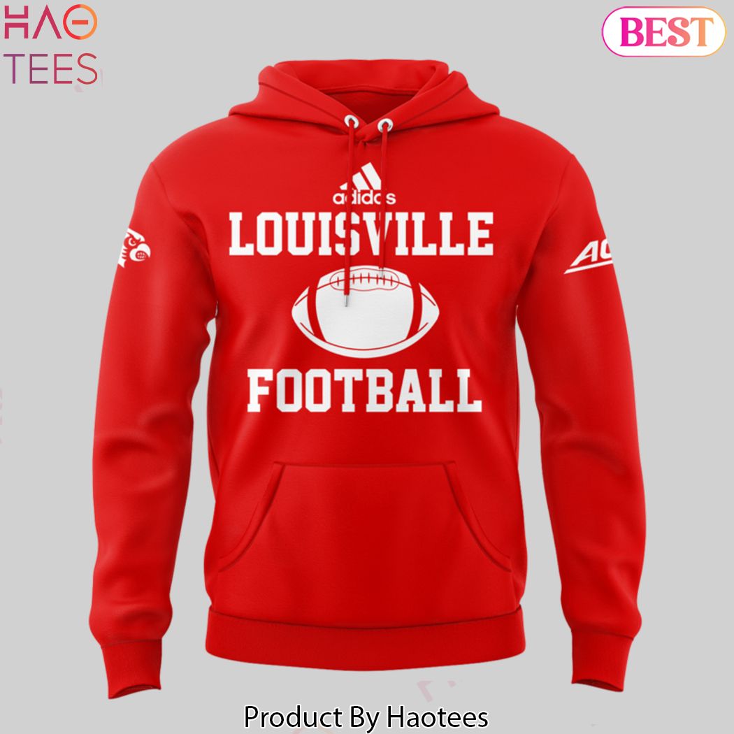 2024 Louisville Cardinals Football Hoodie - Red 2024 Louisville Cardinals Football Hoodie - Red