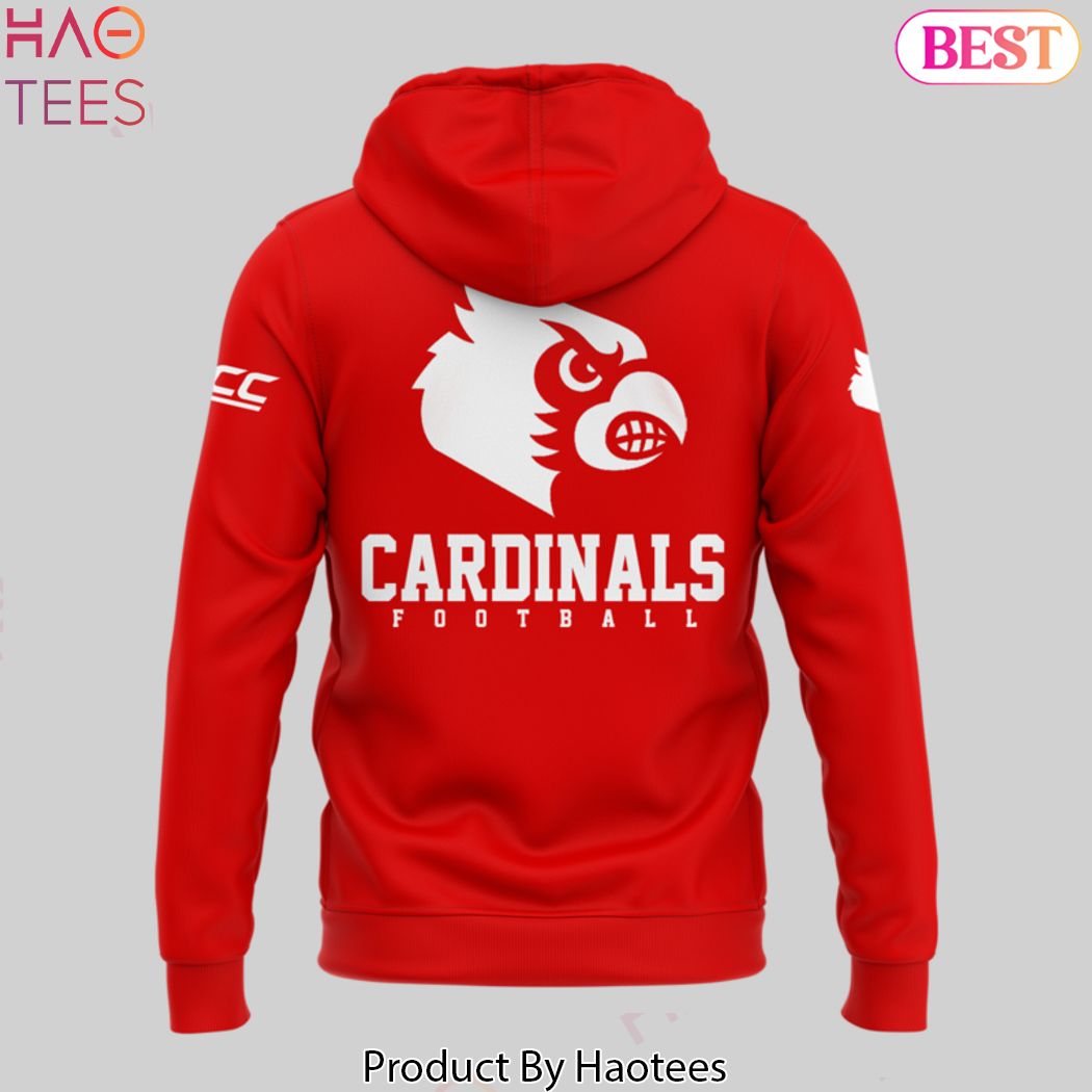 2024 Louisville Cardinals Football Hoodie - Red 2024 Louisville Cardinals Football Hoodie - Red