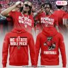 2024 NC State Wolfpack Football Design Hoodie – Black