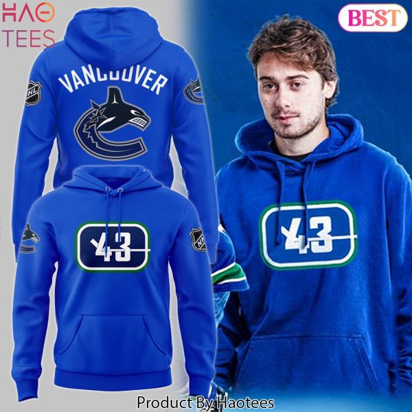 2024 Quinn Hughes Vancouver Canucks Hoodie