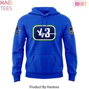 2024 Quinn Hughes Vancouver Canucks Hoodie