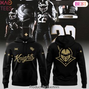 2024 UCF Knights Football Design Hoodie – Black
