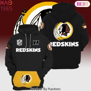 2024 Washington Redskins Hoodie Design Logo Black Hoodie