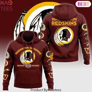 2024 Washington Redskins Hoodie Logo Red Hoodie