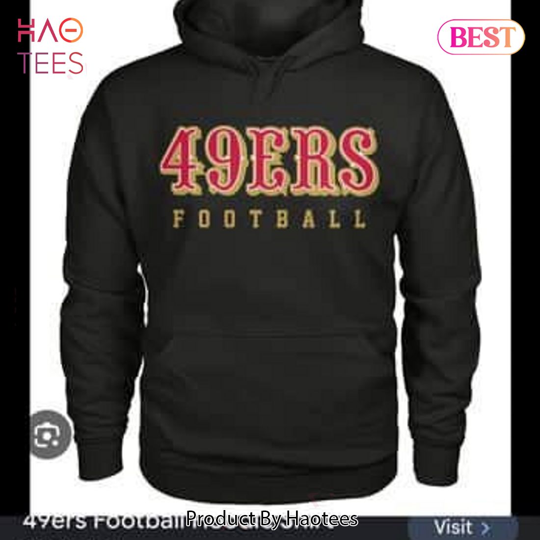 49 Ers football Custom Order Embroidered Sweatshirt 49 Ers football Custom Order Embroidered Sweatshirt