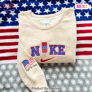 4th July Icec Cream Independent Day Embroidered Shirt