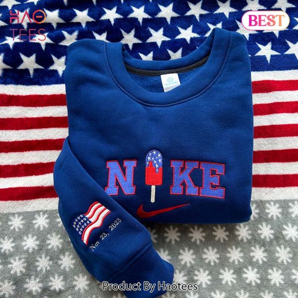 4th July Icec Cream Independent Day Embroidered Youth Shirt