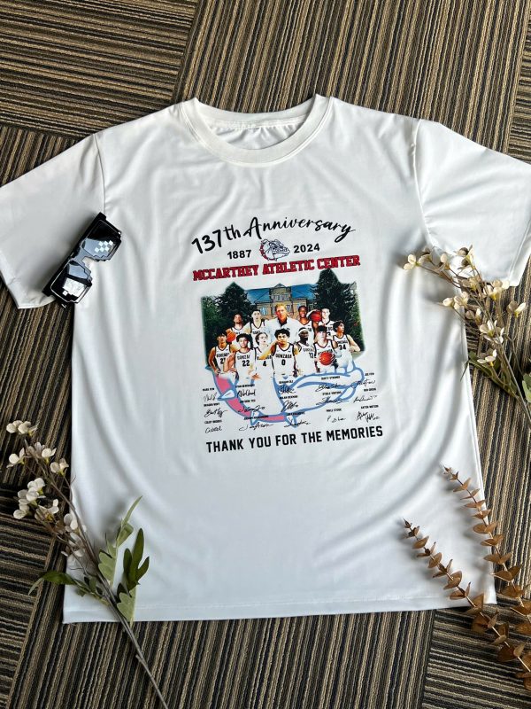 McCarthy Athletic Center Thank You For The Memories 1887-2024 T-shirt, Hoodie, Sweatshirt