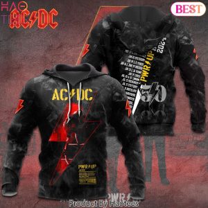 AC DC World Tour 2024 Design Hoodie