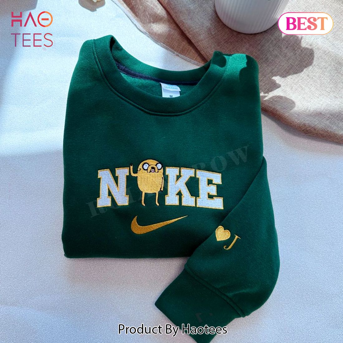 Adventure Time Embroidered Youth Shirt Adventure Time Embroidered Youth Shirt