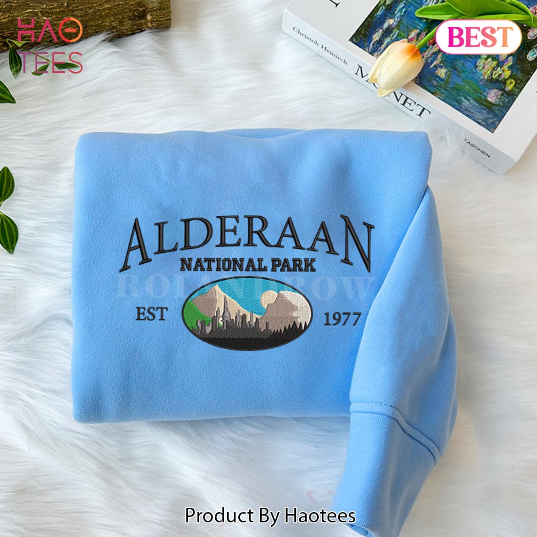 Alderaan National Park Star Wars Embroidered Shirt Alderaan National Park Star Wars Embroidered Shirt