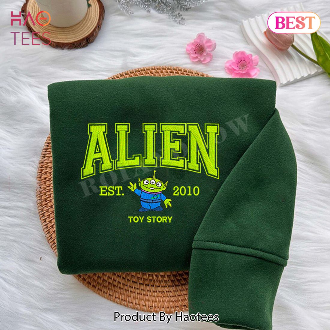 Alien Est. 2010 Toy Story Embroidered Sweatshirt Alien Est. 2010 Toy Story Embroidered Sweatshirt