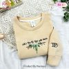 Aristocat Cat Couple Lovely Characters Embroidered Sweatshirt Hoodie