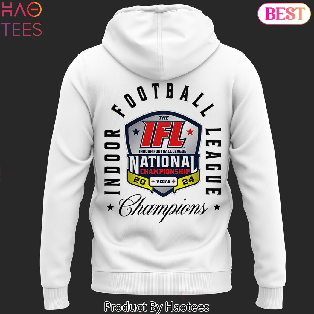 Arizona Rattlers Indoor Football League National Champions 2024 Hoodie - White Arizona Rattlers Indoor Football League National Champions 2024 Hoodie - White