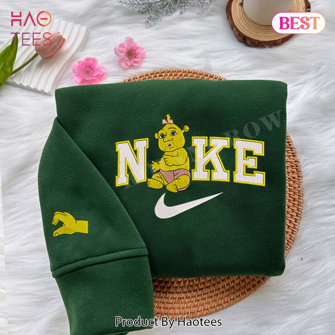 Baby Shrek Embroidered Sweatshirt Baby Shrek Embroidered Sweatshirt