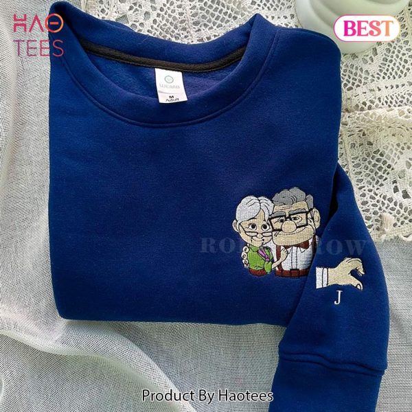 Carl And Ellie Up Movie Ver 6 Embroidered Shirt