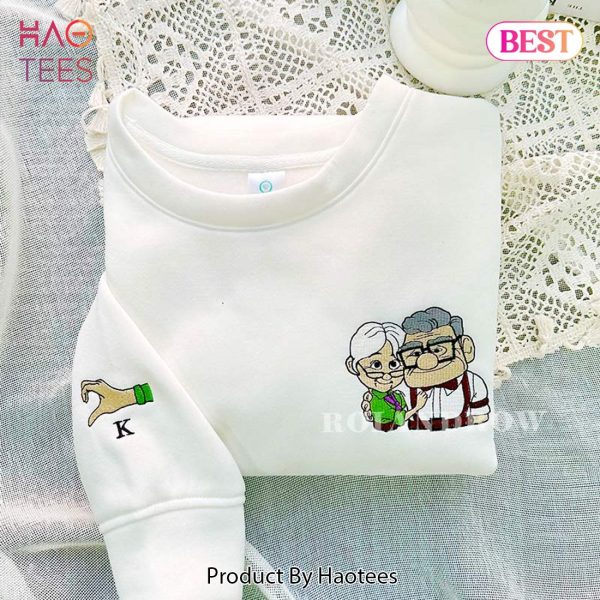 Carl And Ellie Up Movie Ver 6 Embroidered Shirt