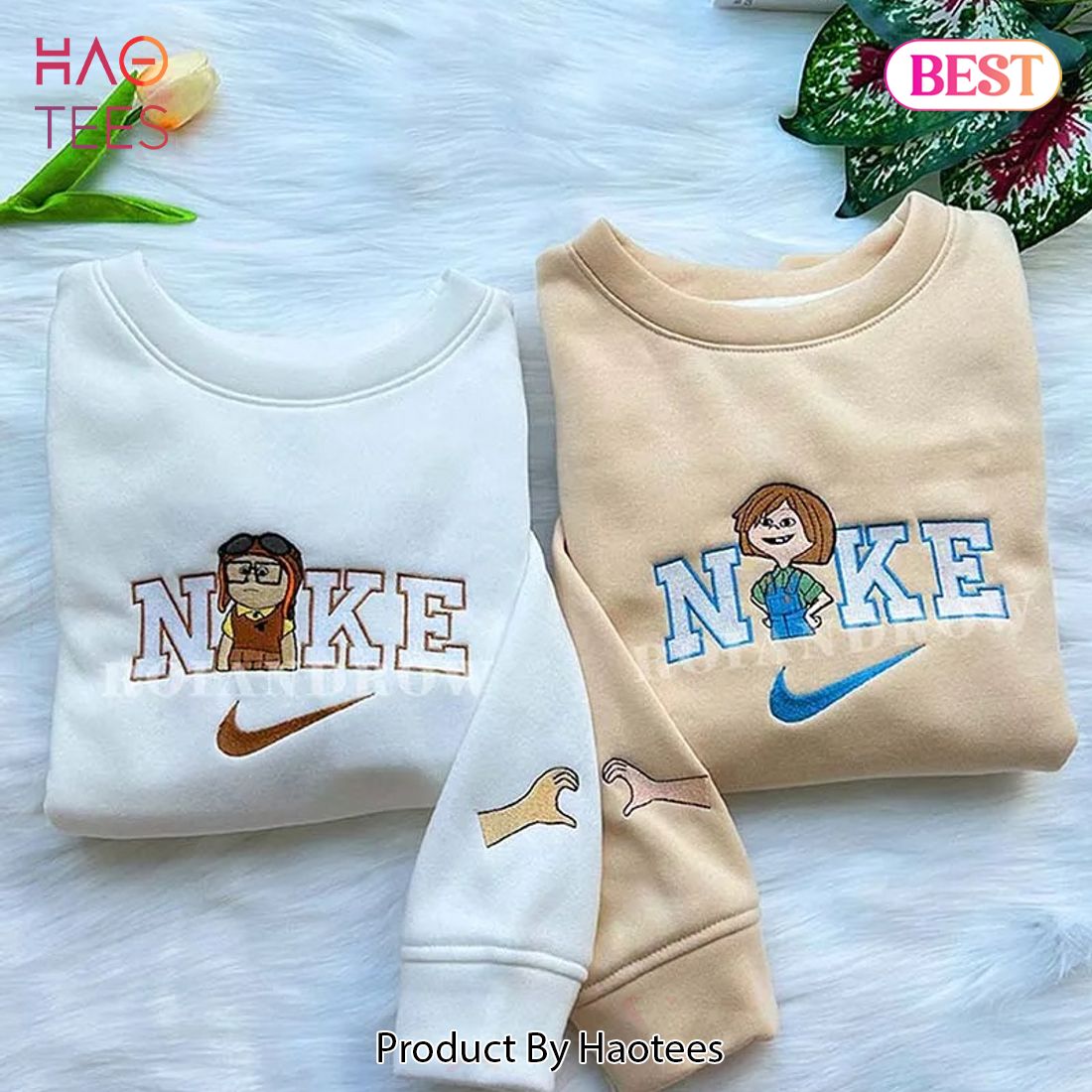 Carl And Ellie Up Movie Ver 7 Embroidered Shirt