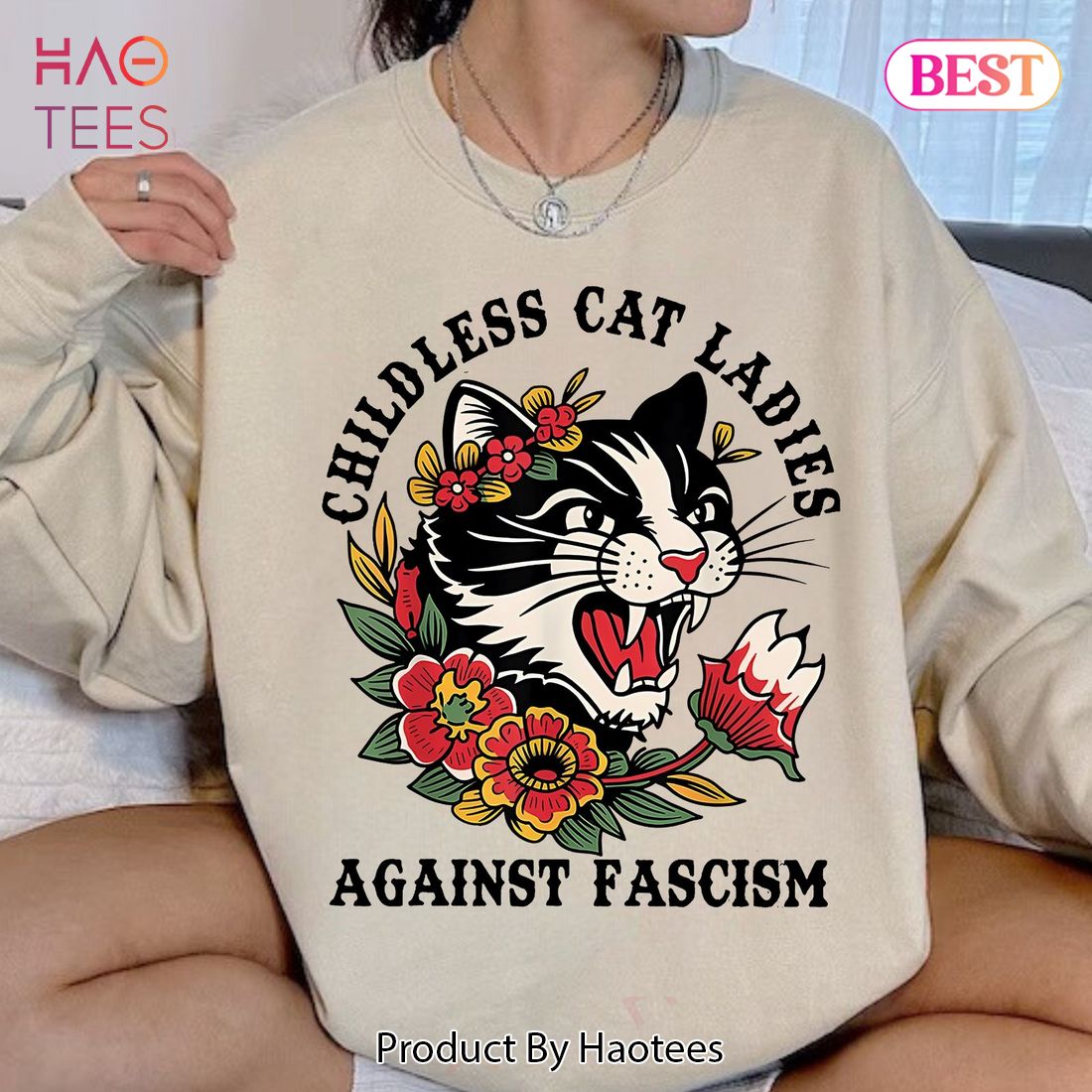 Childless Cat Ladies Against Fascism Shirts Childless Cat Ladies Against Fascism Shirts