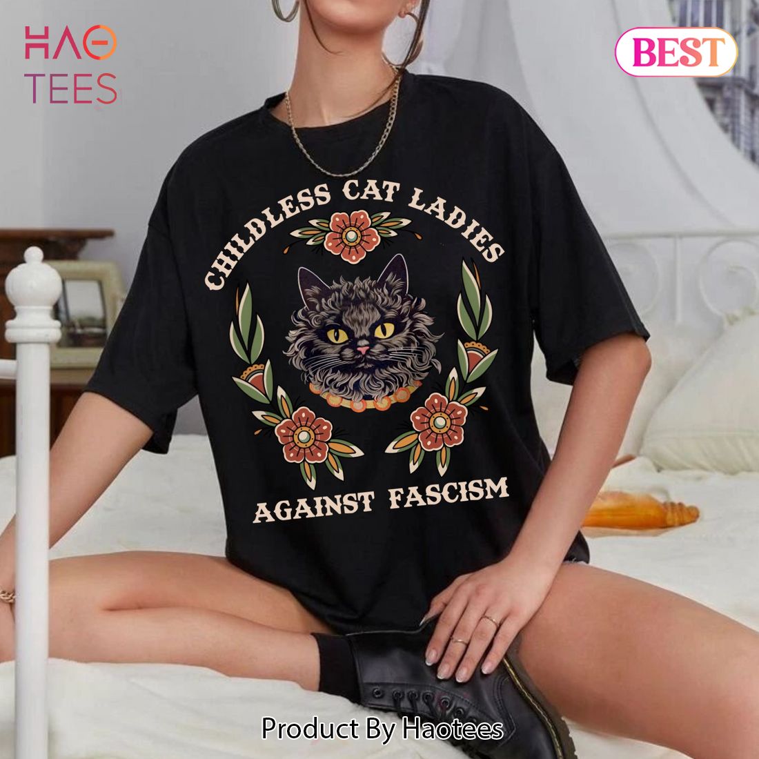 Childless Cat Ladies Against Fascism V2 2024 Shirts Childless Cat Ladies Against Fascism V2 2024 Shirts