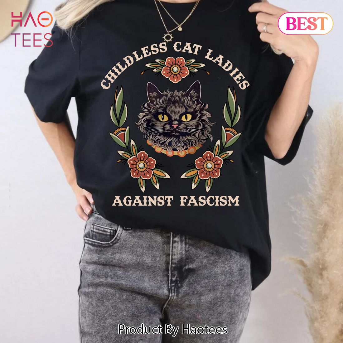 Childless Cat Ladies Against Fascism V2 2024 Shirts Childless Cat Ladies Against Fascism V2 2024 Shirts