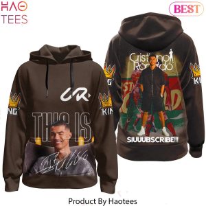 Cristiano Ronaldo Siuuubscribe Signature Design Hoodie